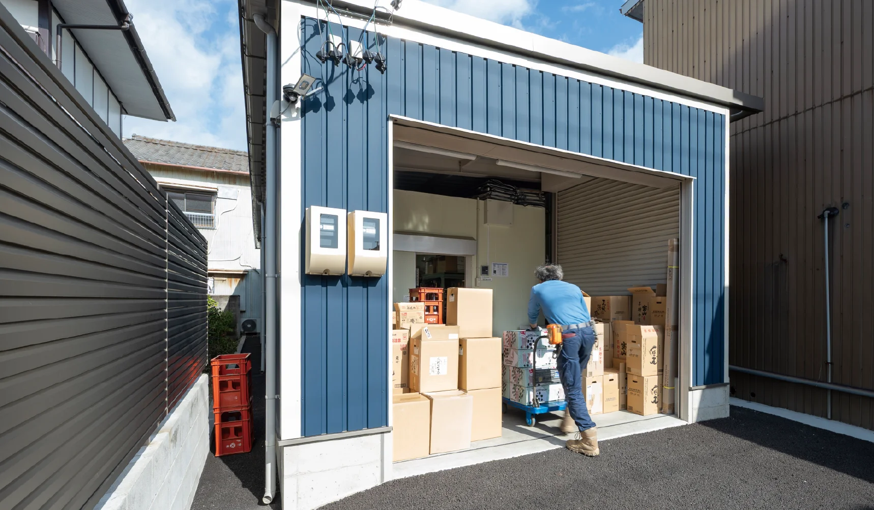 資材置き場画像