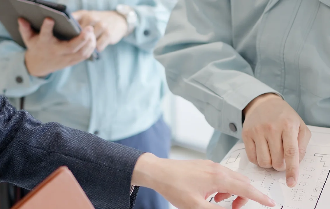 圧倒的なスピード施工イメージ